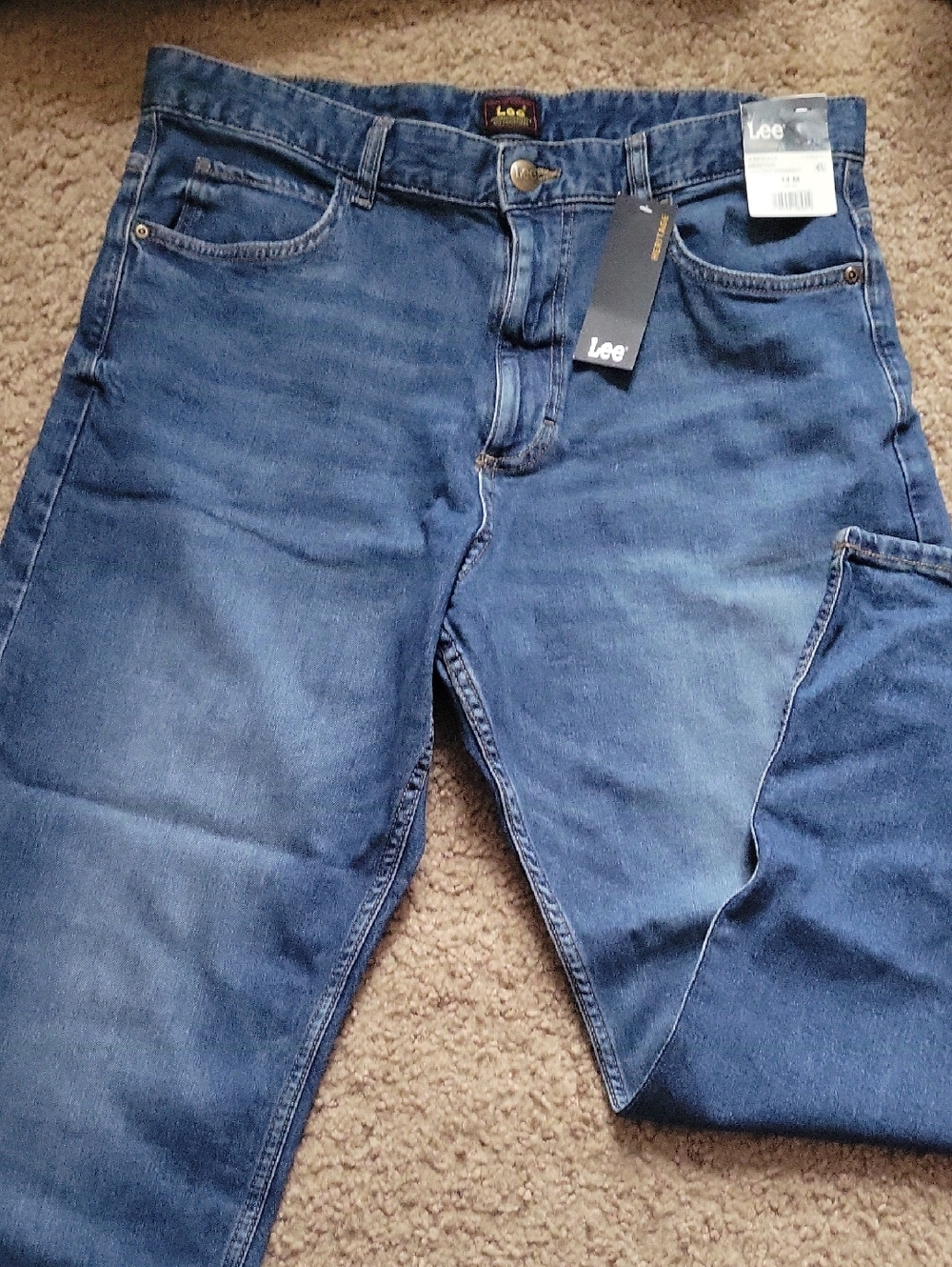 Ladies  LEE Straight Jeans in Medium Blue